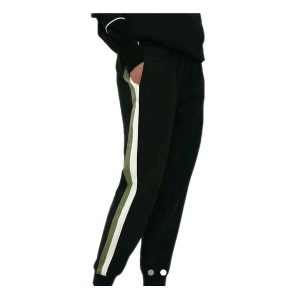 Zara Tracksuit Set Anorak Hoodie Parka Jacket Pants Size M/ L Colorblock Olive - Picture 6 of 12